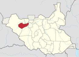 Aweil – Localizzazione