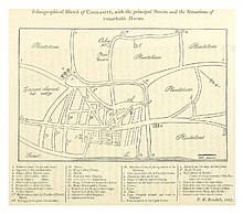 Bowdich's sketch of Kumasi c. 1817 BOWDICH(1819) p364 PLATE 11 - SKETCH OF COOMASSIE.jpg