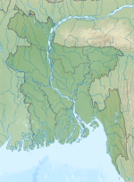 Location map Bangladesh در بنگلادش واقع شده