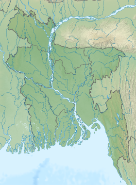 Sundarbans na zemljovidu Bangladeša
