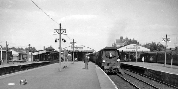 The station in 1963