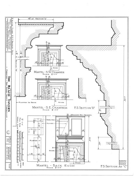 File:Beach Tavern, Main Street, Cheshire, New Haven County, CT HABS CONN,5-CHESH,1- (sheet 13 of 18).png