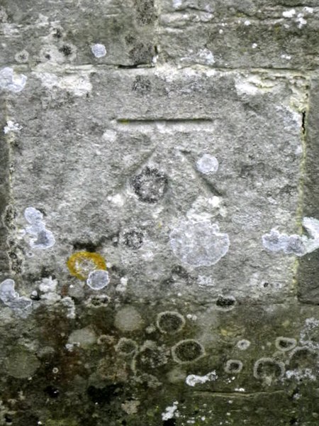 File:Bench Mark, The Church of St Michael and All Angels - geograph.org.uk - 2759047.jpg