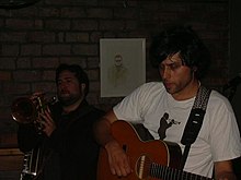 David Berkeley and Jordan Katz (of Common Rotation) live at The Drawing Room, Glasgow (June 2009) Berkeley - Katz.JPG