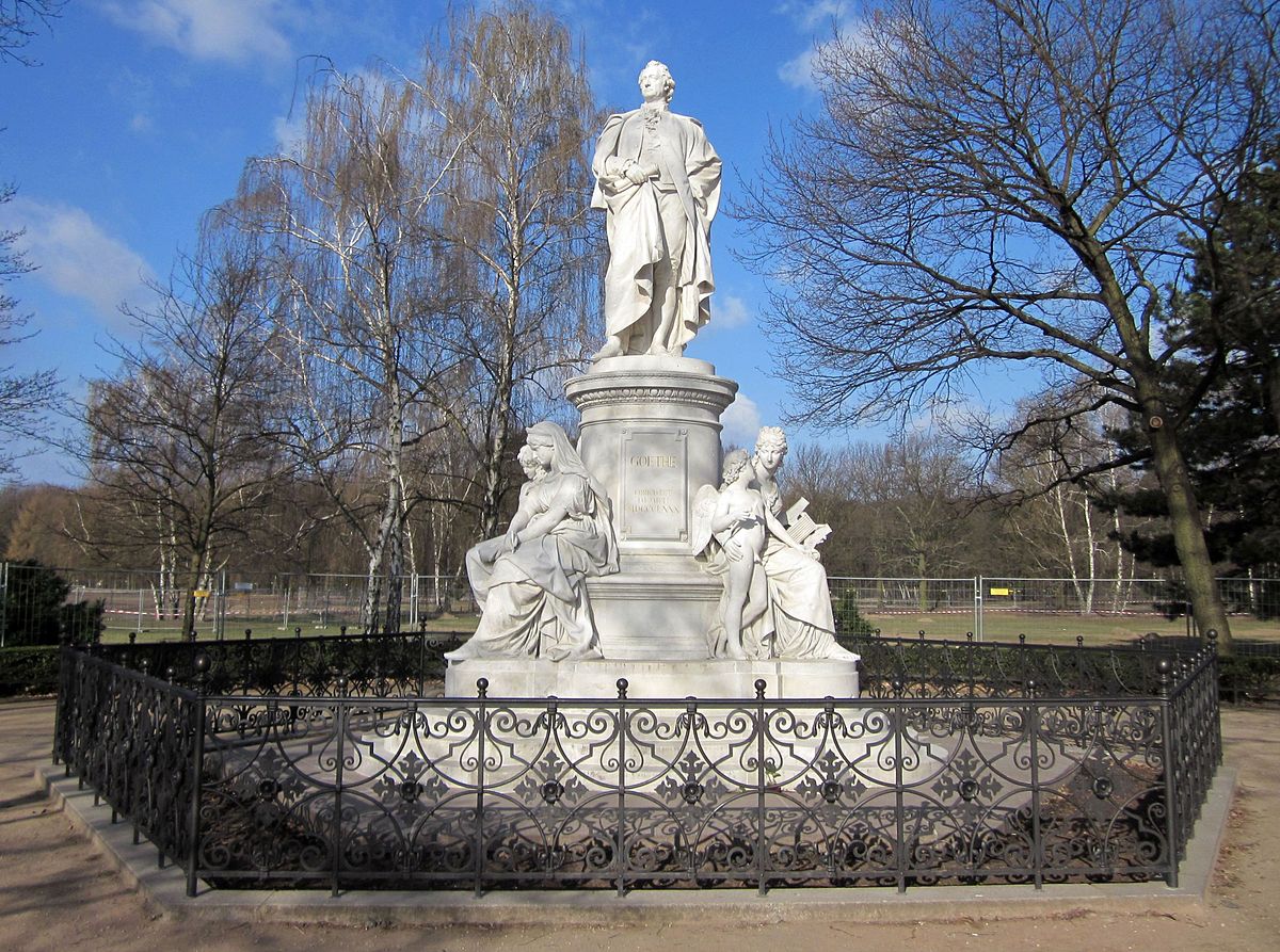 Резултат с изображение за Johann Wolfgang von Goethe monument