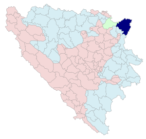 Община Биелина (Град Биелина) на карте