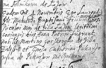 Thumbnail for File:Birth record of Marcin Maj (1646).png