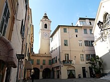 Scorcio della città vecchia di Bordighera