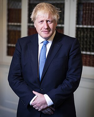 photograph of Boris Johnson