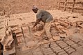 Laborer at a brick kiln (2018)