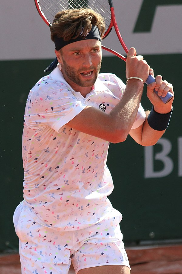 Broady at the 2022 French Open