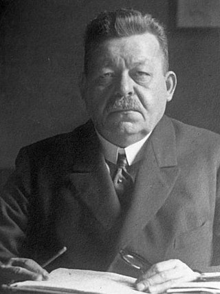 <span class="mw-page-title-main">Friedrich Ebert</span> President of Germany from 1919 to 1925