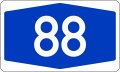 Bundesautobahn 88 number.svg