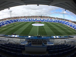 Vista dalla tribuna principale