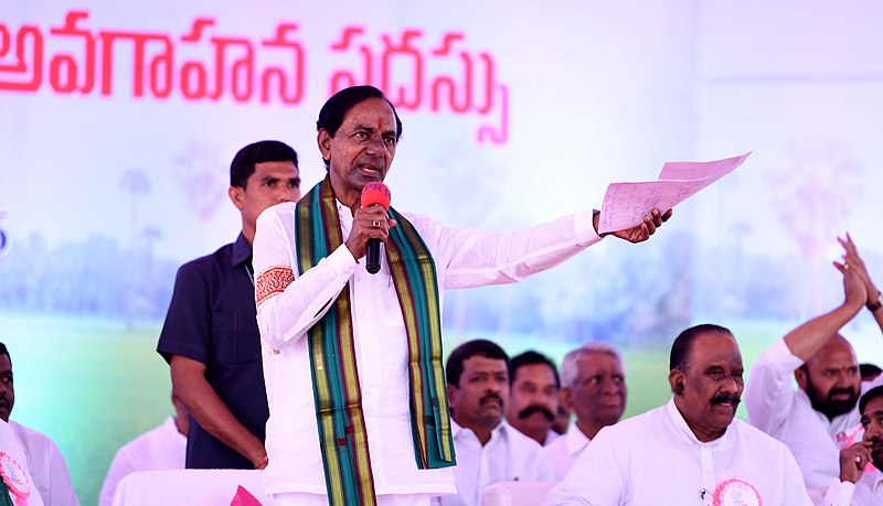 File:CM KCR in Raythu Samanvaya Samithi on 25th February 2018 (07).jpg