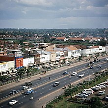 View of the southern half of Thamrin Road from Hotel Kartika Plaza in the 1970s. COLLECTIE TROPENMUSEUM Gezicht over de Jalan Thamrin en Jakarta TMnr 20018022.jpg