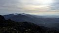 Cap de Creus vue depuis la crête des Albères