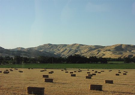 Capay Valley hay harvest and Capay Hills. Capay Valley CA Fields 1.jpg