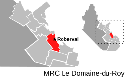 Roberval - Carte