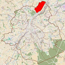 Bản đồ của Neder-Over-Heembeek