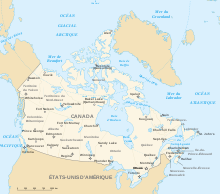 Description de l'image Carte administrative du Canada.svg.