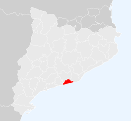 Kaart van comarca
