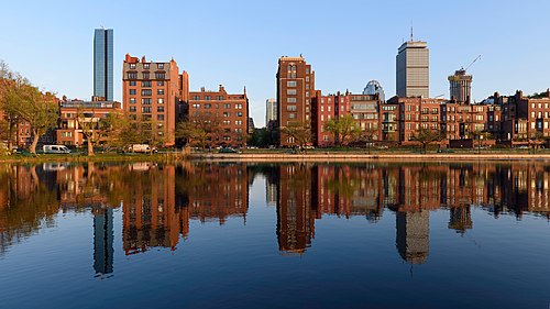 Back Bay skyline from Charles River Esplanade