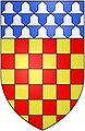 Arms of Chichester: Chequy or and gules, a chief vair. These are the arms of Sir John Chichester (d.1569), of Raleigh, knight, as depicted on his monument in Pilton Church, Devon, in which parish was situated the manor of Raleigh.