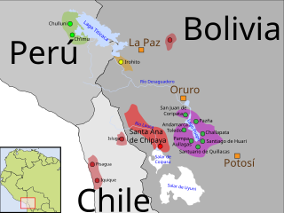 <span class="mw-page-title-main">Uru–Chipaya languages</span> Family of languages spoken by the Uro people