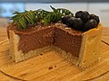 Thumbnail for File:Chocolate cheese tart with blueberries 5.jpg