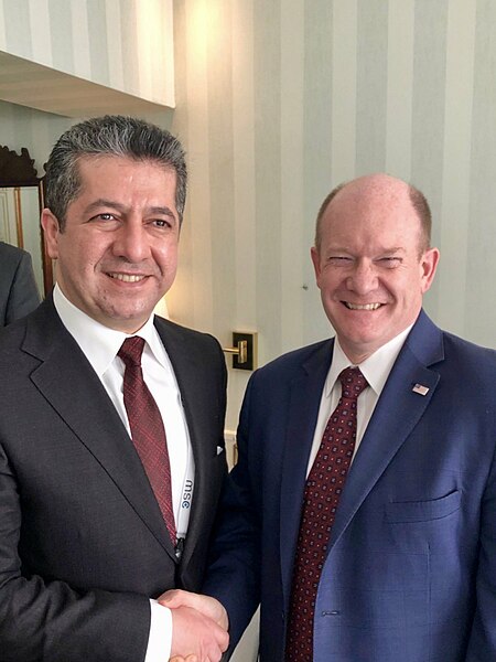 File:Chris Coons and Masrour Barzani during MSC2020.jpg