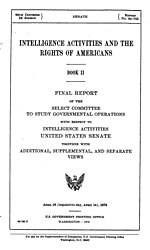 Title page of Book II of the Church Committee report