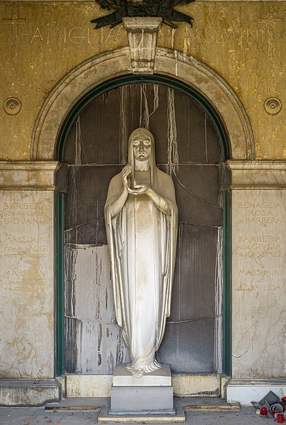 File:Cimitero Vantiniano monumento Massimini di Giannino Castiglioni Brescia.jpg