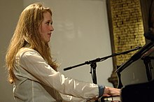 Clara Haberkamp bei einem Konzert mit ihrem Trio am 1. Februar 2014 in der Stadtkirche Darmstadt