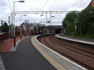 Coatbridge Sunnyside railway station Railway station in North Lanarkshire,Scotland