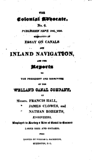 <i>Colonial Advocate</i> Canadian publication