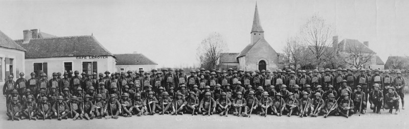 File:Company "B"-113th Infantry-American Expeditionary Forces-France. Richards Film Service Inc., 04-1919 - NARA - 533262.tif