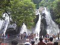 Image of Aintharuvi, Five Falls Courtallam Five Falls Tirunelveli District.JPG