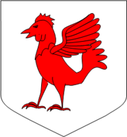 Coat of arms of Commons— a big red cock, standing erect[13]