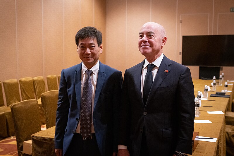 File:DHS Secretary Alejandro Mayorkas Participates in Bilat with Vietnam Minister of Public Safety.jpg