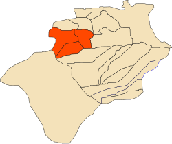 Location of Abadla District within Béchar Province