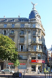 Dauphiné Libéré'nin yazı işleri ekibinin genel merkezinin fotoğrafı.