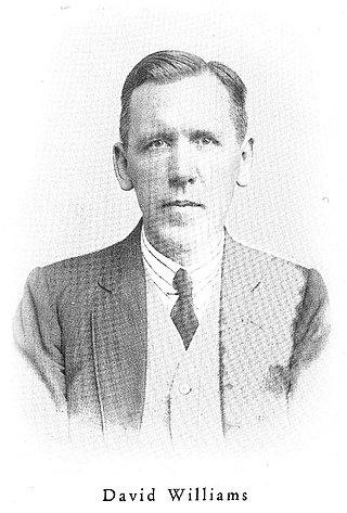 <span class="mw-page-title-main">David Williams (Methodist minister, born 1877)</span> Welsh Calvinistic Methodist minister and theological tutor (1877–1927)