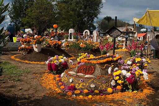 Day of the Dead at Tecomitl Cemetery