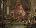 Painting of the establishment of the State University of Ghent in 1817 when the city was under Dutch rule