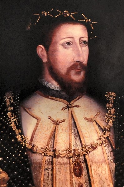 File:Detail of painting of James V of Scotland, with Thistle collar.jpg