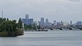 Detroit's skyline as seen from Belle Isle