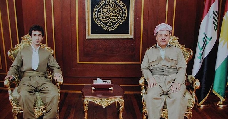 File:Diyar Kurda With President of Kurdistan Region.jpg