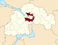 Дніпроўскі раён на мапе