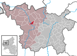 Läget för Dohm-Lammersdorf i Landkreis Vulkaneifel
